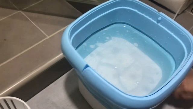 New fully automatic mini portable folding washing machine to carry with you on business trips смотреть онлайн