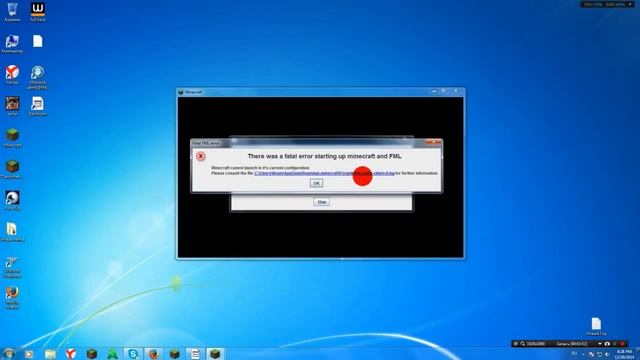 Устанавливаем minecraft forge Устраняем ошибку при запуске ! смотреть онлайн