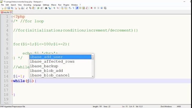 PHP Basic Tutorial Bangla Part 11(While loop) смотреть онлайн