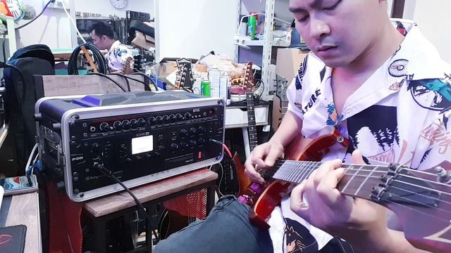 Ibanez RG920QMZ-RDT & LINE6 POD HD PRO BY JUMBOH GUITAR FIRE смотреть онлайн