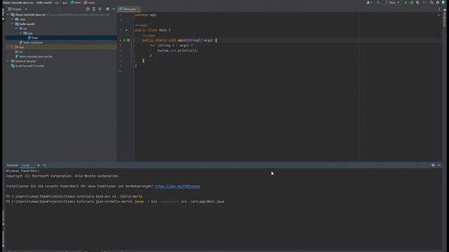 Java about scopes, arguments and how to run java in Terminal смотреть онлайн