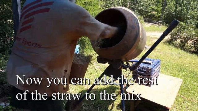 Mixing a Base Mix in a Cement Mixer смотреть онлайн