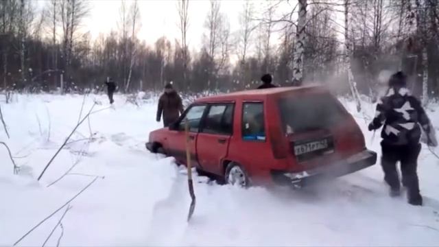 Покатушки Subaru forester sg5 vs Toyota carib AL25 смотреть онлайн