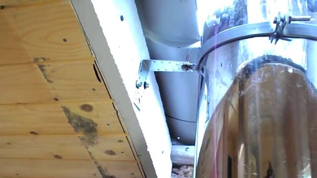 Хомут силовой крепления дымохода в перекрытии.Крыша металлочерепица,герметизация дымохода флэш-мас смотреть онлайн