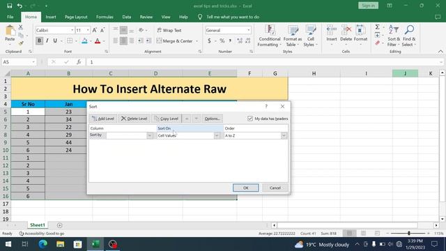 How to insert alternate raw in excel. Row insert in excel смотреть онлайн