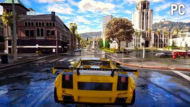 Сравниваем графику GTA 5 на PC и XBOX 360 смотреть онлайн