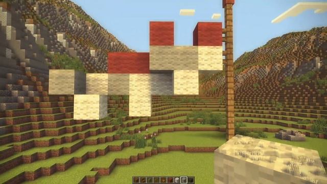 Medieval Flag tutorial | 5 MINECRAFT BUILD TRICKS смотреть онлайн