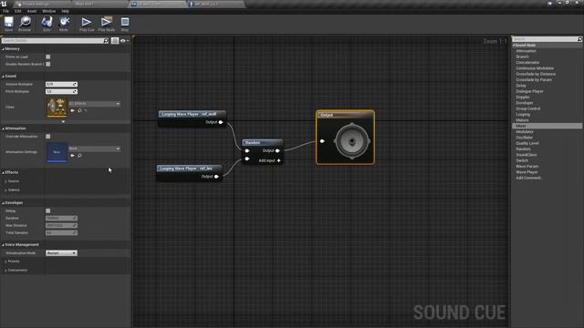 Смешивание и распространение звуков, музыки в Unreal Engine 4|Видео урок Unreal Engine|Создание игр смотреть онлайн