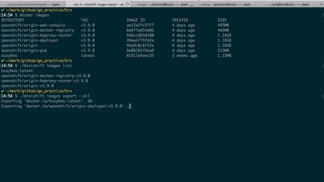minishift image command explained смотреть онлайн