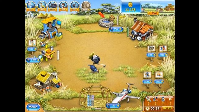 Веселая ферма 3. Мадагаскар , 58 уровень смотреть онлайн