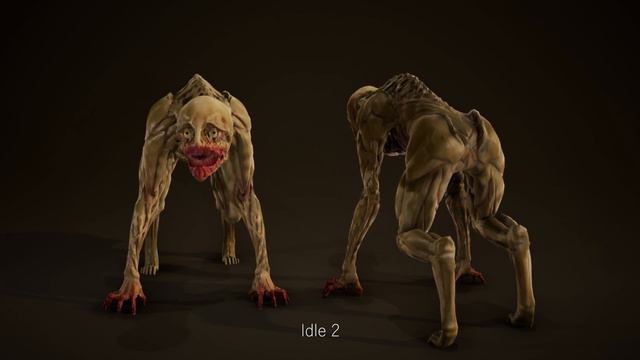 Character 3D model for horror - Hound смотреть онлайн