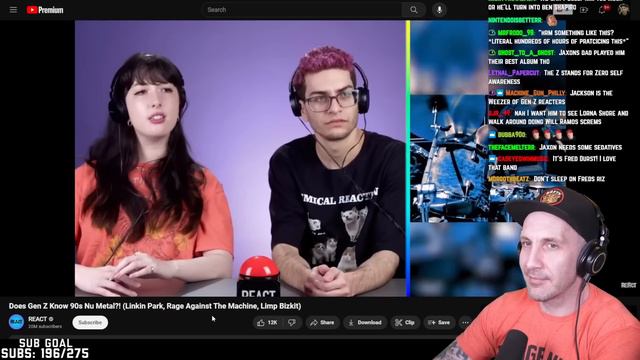 Gen Z reacts to Nu-Metal (try not to cringe!) смотреть онлайн