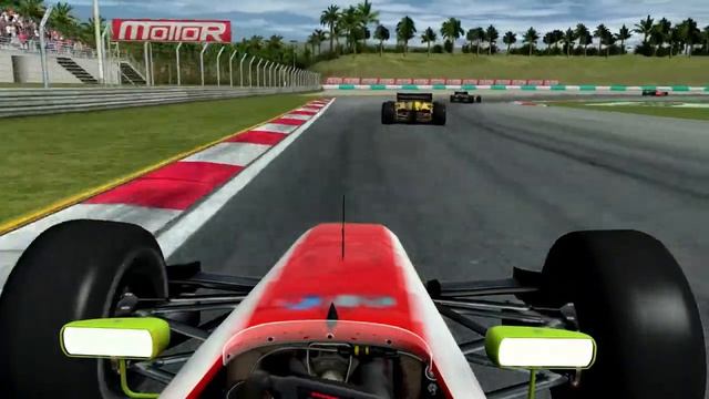 rFactor 2 - Virtual Renault 3,5 - Malaysia 1st lap смотреть онлайн