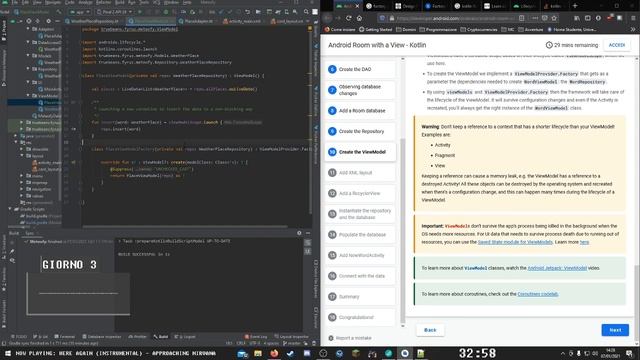 [GIORNO 3] TESI di Laurea - Sviluppo app in Kotlin [Sessione di 1 ora] смотреть онлайн