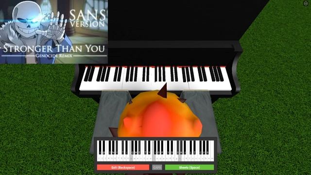 Stronger Than You - Sans Parody | [Roblox Piano] смотреть онлайн