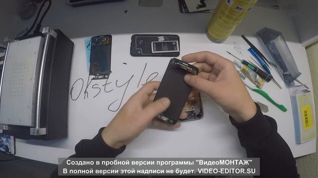 Замена дисплейного модуля Samsung Galaxy S5 mini SM-G800F в Минске смотреть онлайн