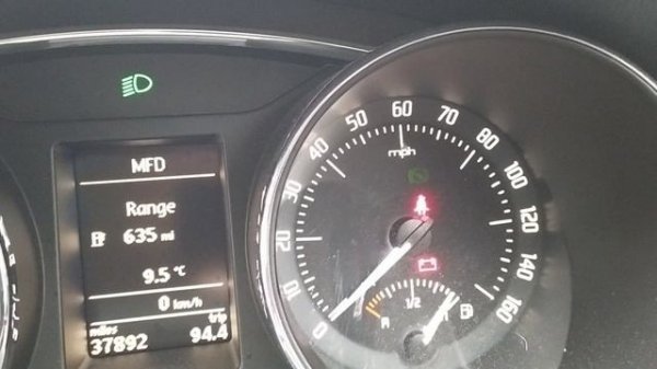 SKODA SUPERB DASH WARNING LIGHT (KESSY SYSTEM) ON A MANUAL CAR