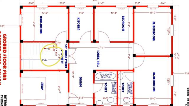 27 X 45 North Face House Plan | 3 bhk House Plan смотреть онлайн