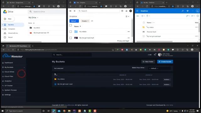 Handle multi-Cloud Storage in parallel - PHP Cloud Monster смотреть онлайн
