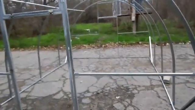 Обзор каркаса шириной 3 м с тубы 30х30