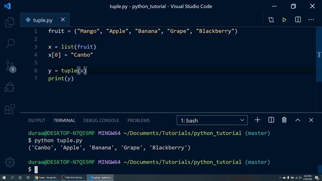 Python - Tuple - Somali Tutorial Beginner 06 смотреть онлайн