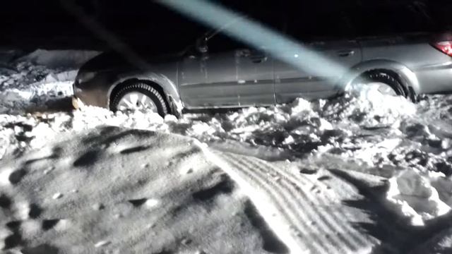 Subaru Outback по сугробам! смотреть онлайн