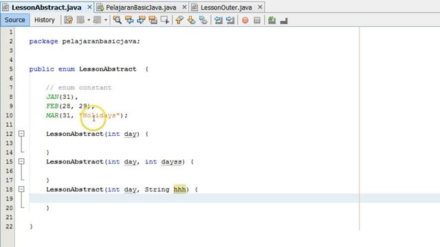 Basic Java 55 Pelajaran enum смотреть онлайн