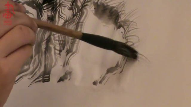 Живопись деревьев в стиле у-син. Деревья и камни. Слива Мэй и Сосна смотреть онлайн