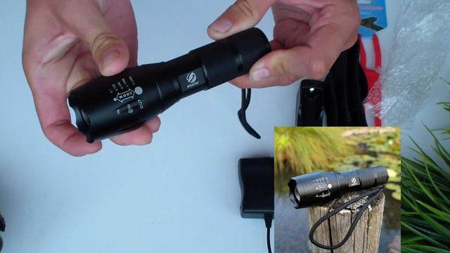 Светодиодный фонарик Shustar с Aliexpress.