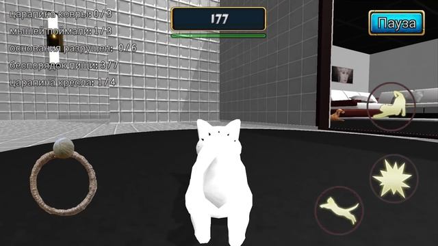 Симулятор Кота #3 Обновление в Cat Simulator Kitty Craft Pro. Рождественский уровень Кида и пурумча