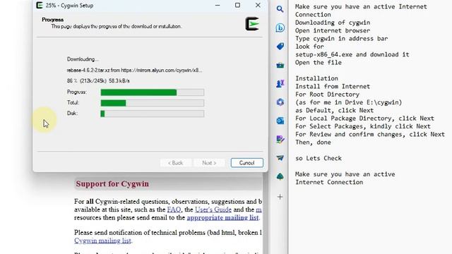 Installation of Cygwin and Testing in Windows 10/11 Operating System to Experience Unix Features смотреть онлайн