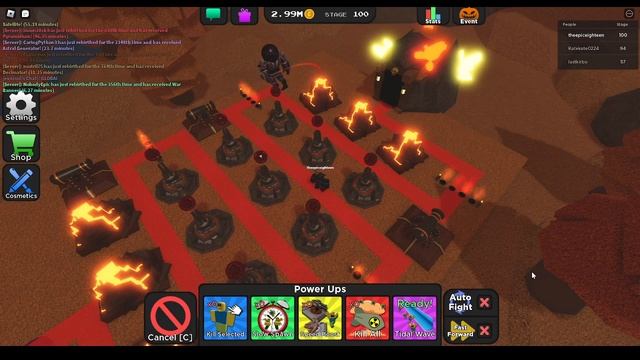 Beating Stage 100 Defender's Depot (Roblox) смотреть онлайн