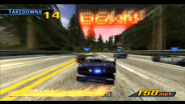 Burnout 3 Takedown HD PS3 смотреть онлайн