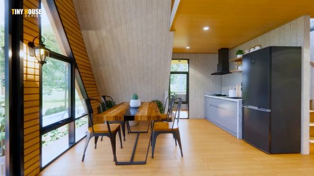 Tiny House -A Farm House (Triangle Type) | Design With Natural