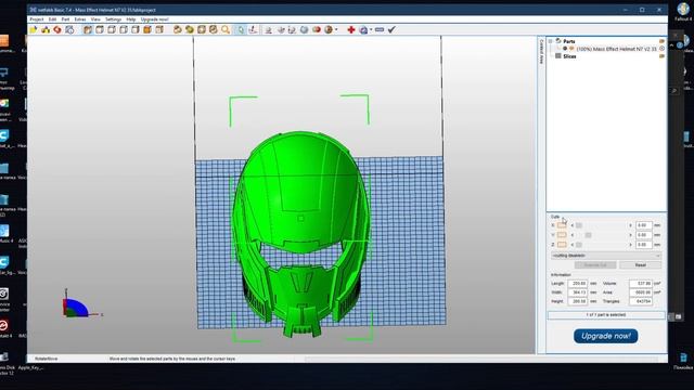 Как разрезать 3D модель в программе netfabb смотреть онлайн