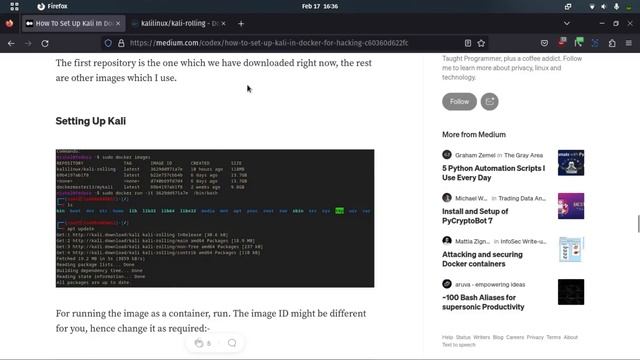 How To Install Kali Linux Using Docker. смотреть онлайн