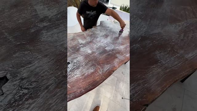 #деревянныйстол на улице