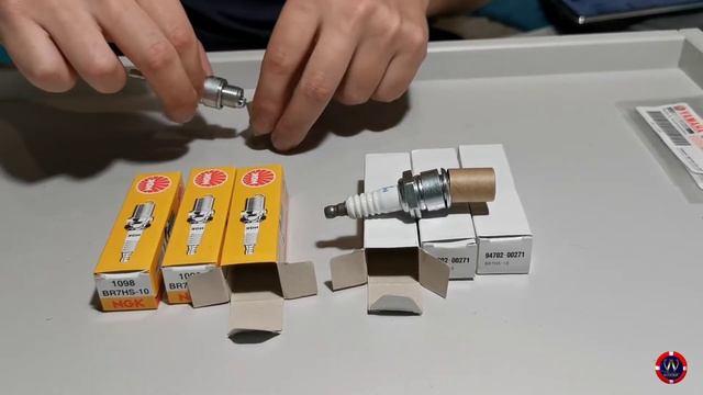 СВЕЧИ ЗАЖИГАНИЯ НА МОТОР YAMAHA 40 VEOS В ЧЕМ ОТЛИЧИЕ ЗАВОДСКОГО ОРИГИНАЛА ОТ NGK ОРИГИНАЛА?! смотреть онлайн