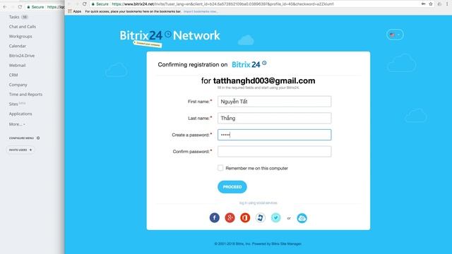 Bitrix24 video01 tạo tài khoản смотреть онлайн