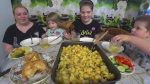 любимая курочка?/мукбанг как на базаре ?/жизнь в селе навеселе