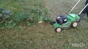 VIKING MB 248. Видавшая виды газонокосилка в работе по высокой траве ч.1