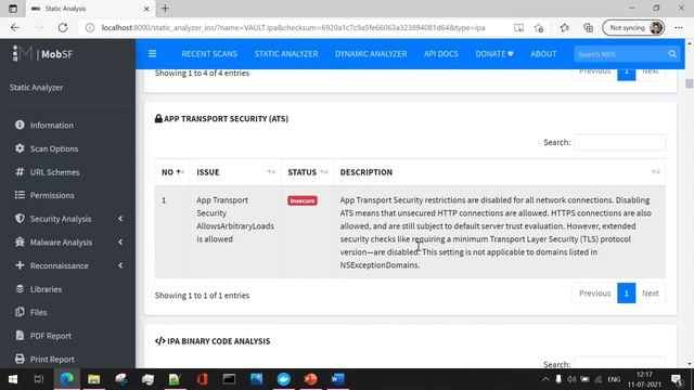 MobSF Part 3: Mobile Security Framework - Apple IPA Security Report Analysis смотреть онлайн