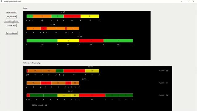Cutting List Optimization with Dynamic Programming | Python, Tkinter, OpenCV смотреть онлайн