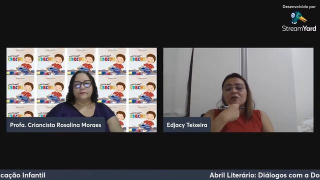 ABRIL LITERÁRIO: DIÁLOGOS COM A DOCÊNCIA E A LITERATURA NA EDUCAÇÃO INFANTIL смотреть онлайн