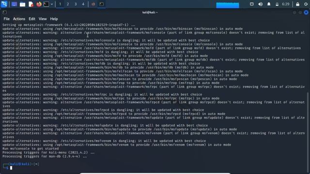 Installing Metasploit Framework on Kali Linux Virtual box смотреть онлайн