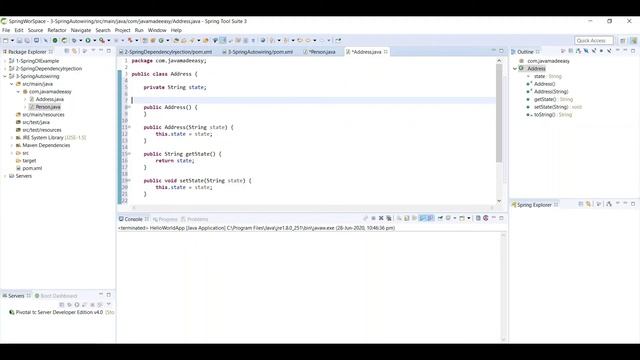 Autowiring In Spring Configuration Xml File смотреть онлайн