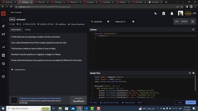 79- Is it even - [Problem Solving in JS] | بالعربي смотреть онлайн