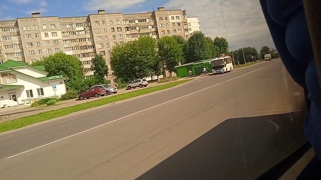 Борисов. Поездка на автобусе МАЗ 103.065 маршрут 6 (ГОС№: АХ 2376-5) смотреть онлайн