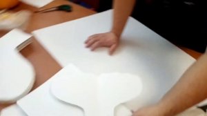 Мастер класс по изготовлению большой розы из ватмана