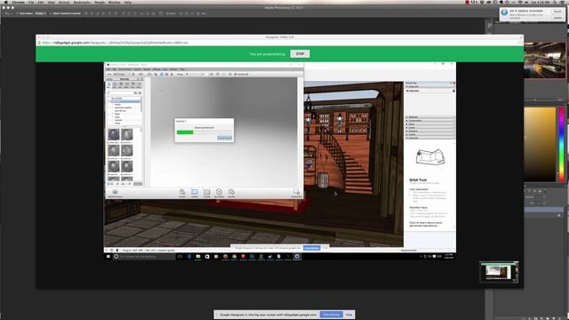Workflow for creating sci-fi interior concept art BST:26 смотреть онлайн